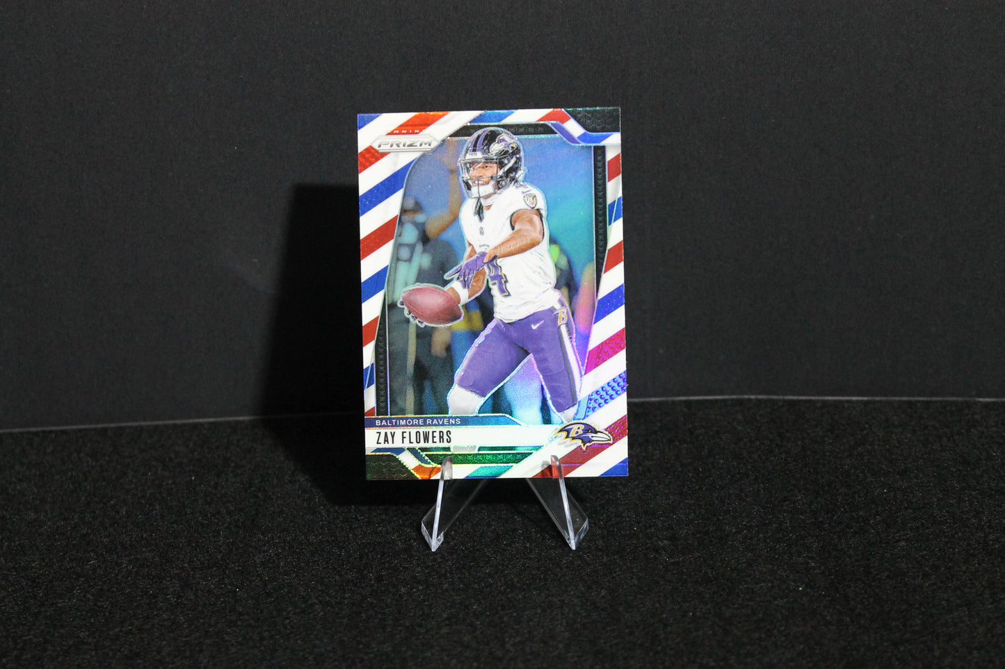 Zay Flowers - 2024 Panini Prizm - Red White & Blue
