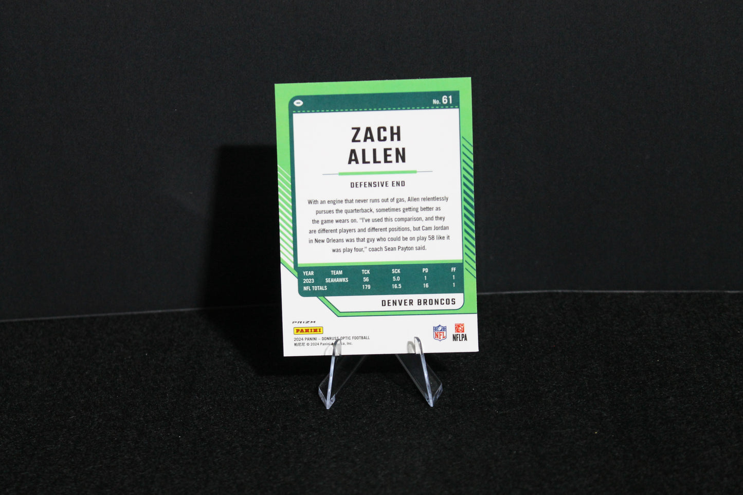 Zach Allen - 2024 Donruss Optic - Stars
