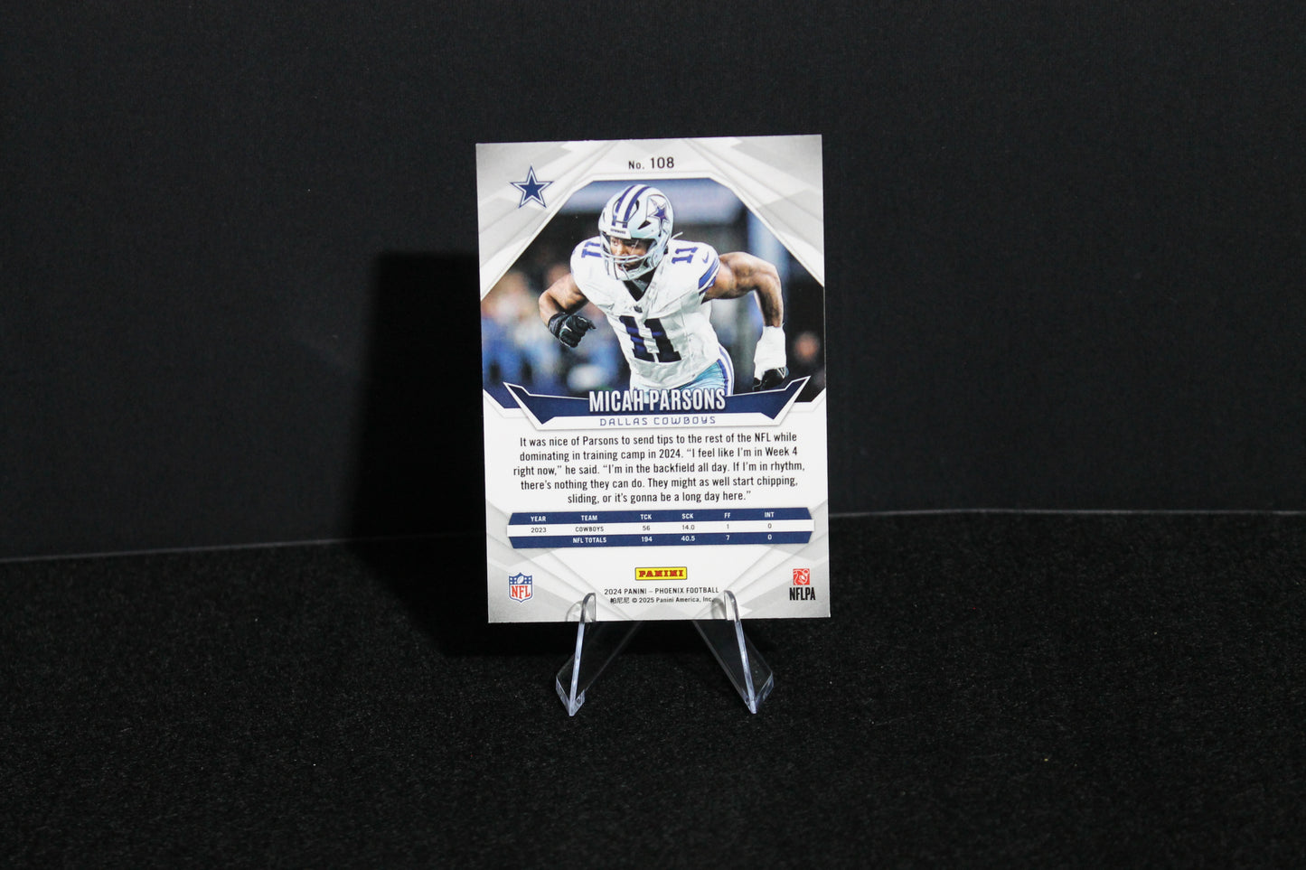 Micah Parsons - 2024 Panini Phoenix - Ice