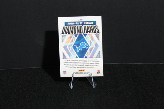 Amon-Ra St. Brown - 2024 Donruss Optic - Diamond Hands