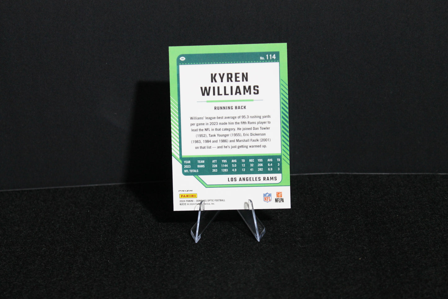 Kyren Williams - 2024 Donruss Optic - Stars