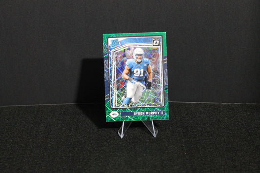 Byron Murphy II - 2024 Donruss Optic - Green Velocity - Rated Rookie
