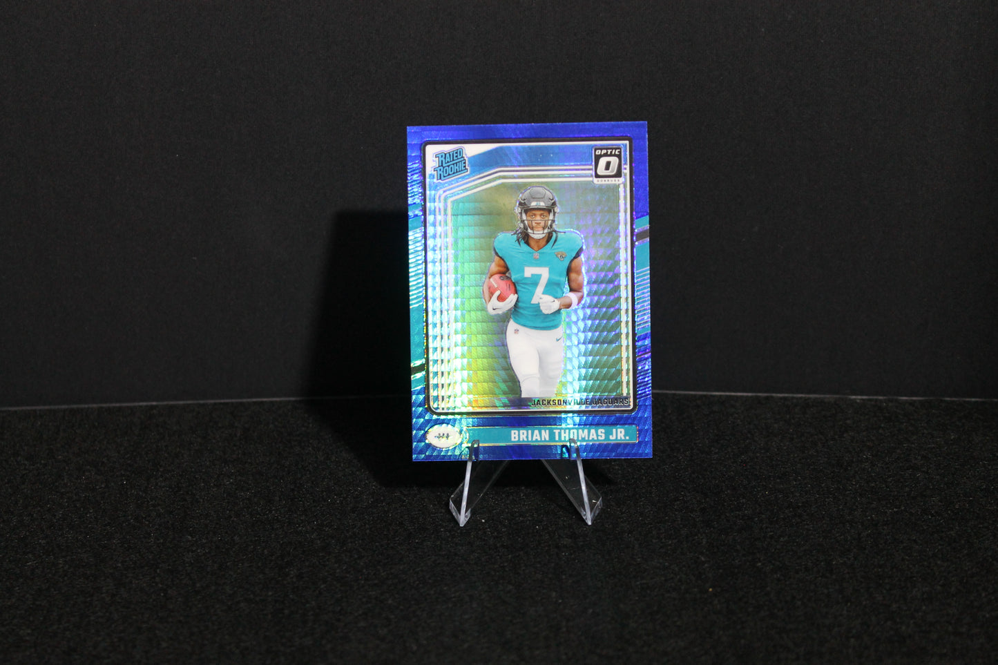 Brian Thomas Jr. - 2024 Donruss Optic - Blue Hyper - Rated Rookie