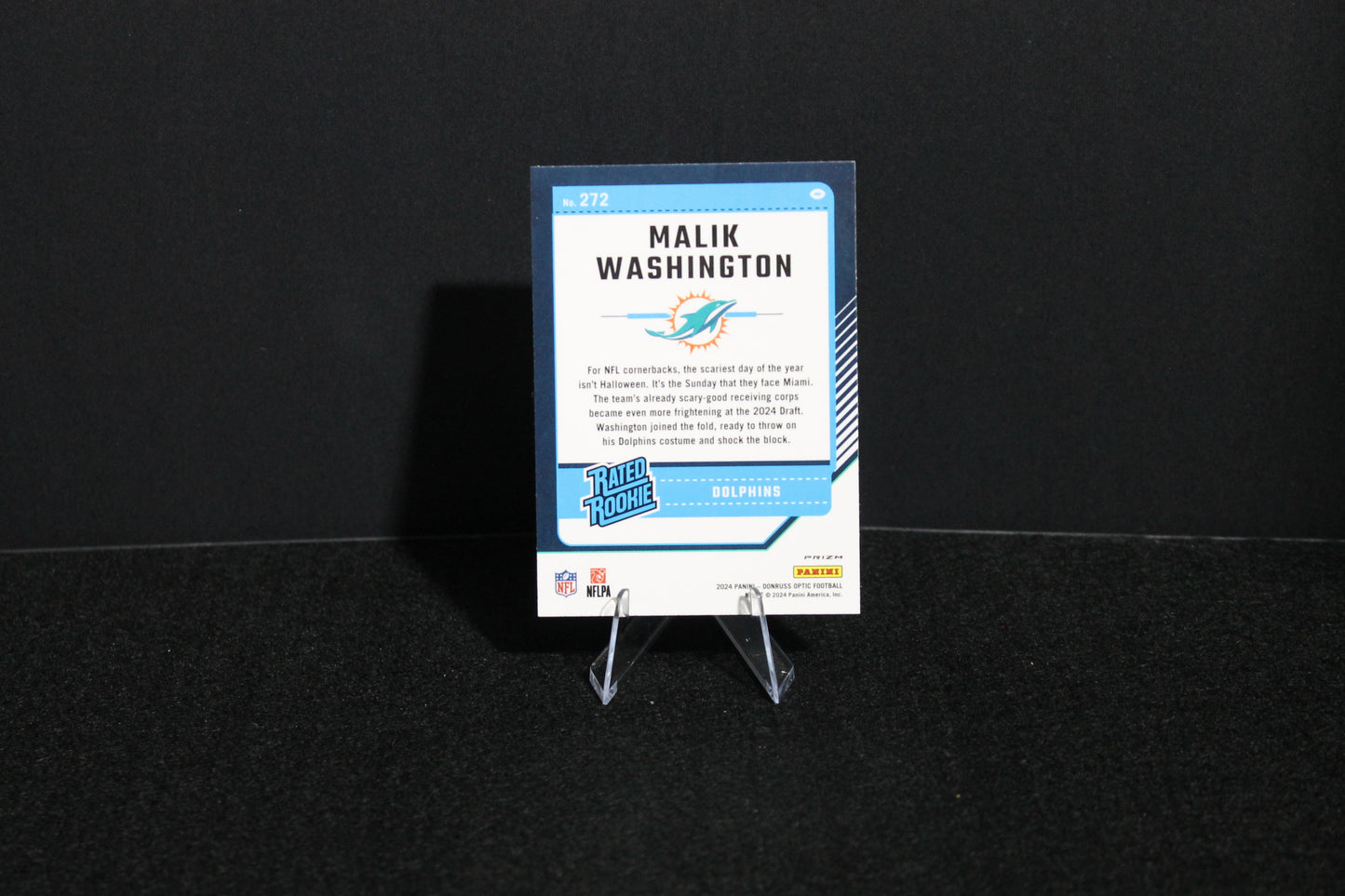 Malik Washington - 2024 Donruss Optic - Holo - Rated Rookie
