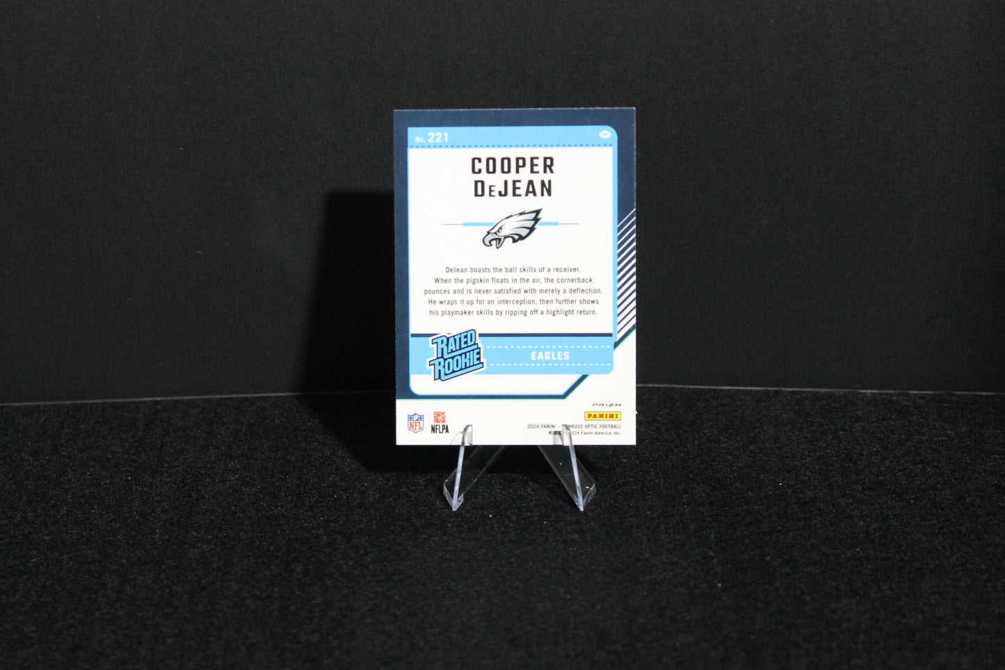Cooper DeJean - 2024 Donruss Optic - Purple Scope - Rated Rookie