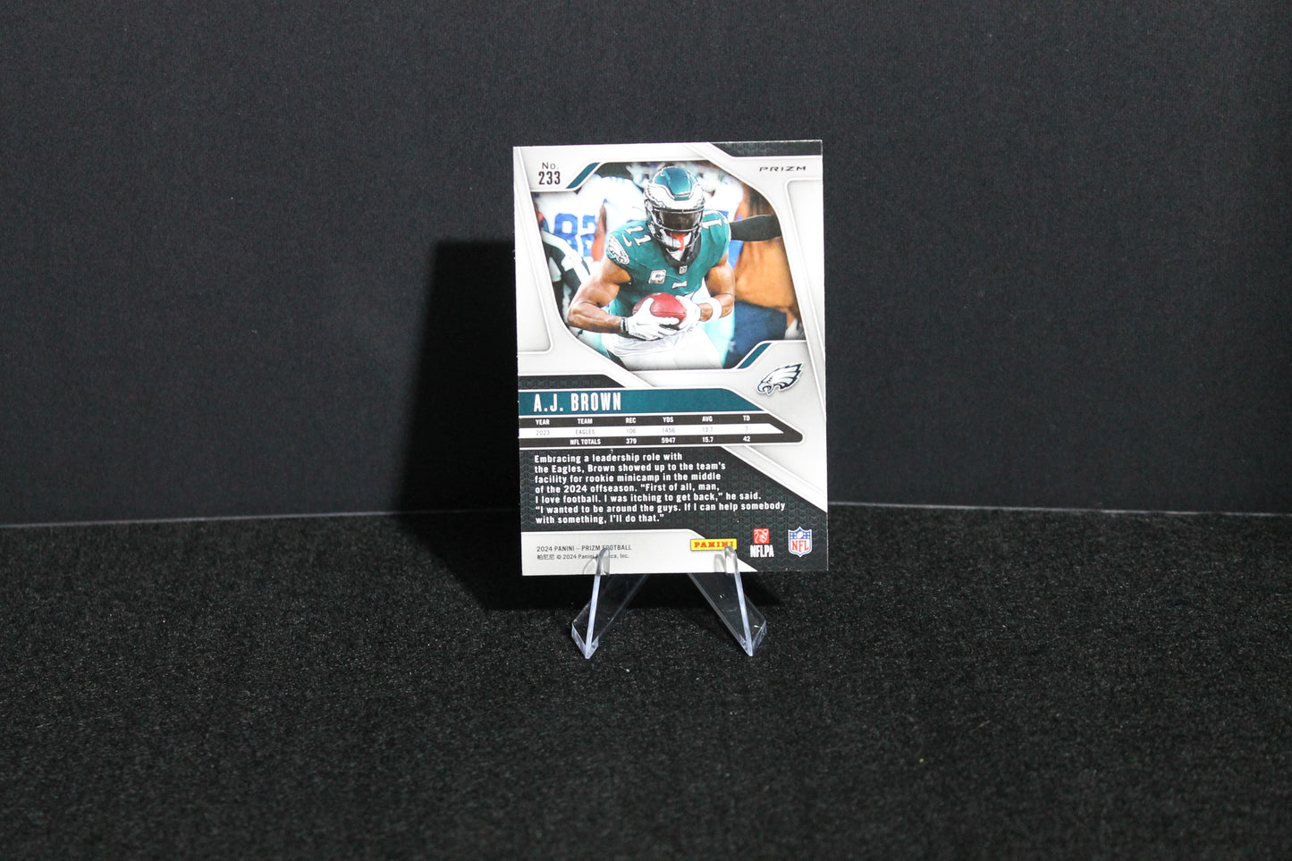 A.J. Brown - 2024 Panini Prizm - Black & White Checker