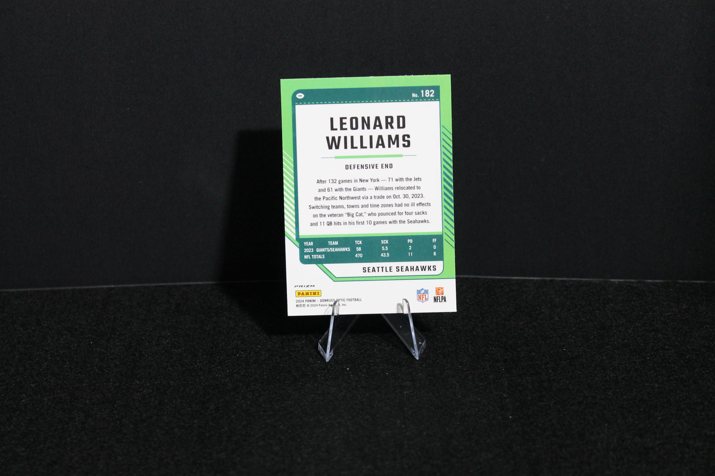 Leonard Williams - 2024 Donruss Optic - Stars - SSP
