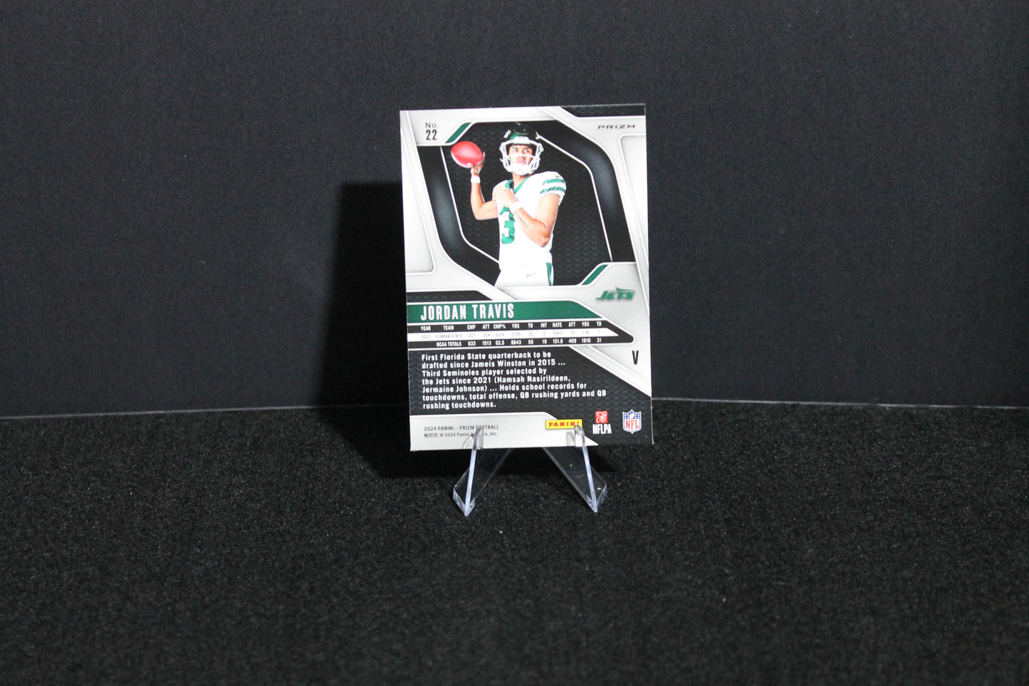 Jordan Travis - 2024 Panini Prizm - Silver Prizm - Rookie Variation
