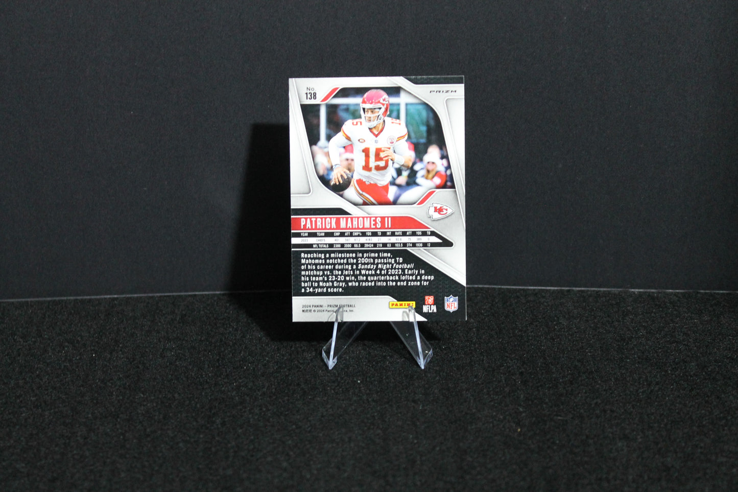 Patrick Mahomes - 2024 Panini Prizm - Silver Prizm
