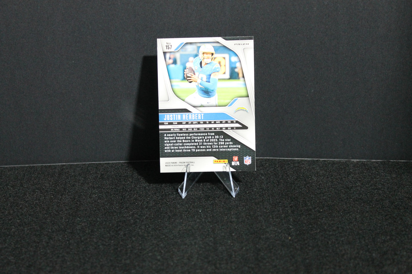 Justin Herbert - 2024 Panini Prizm - Orange Ice