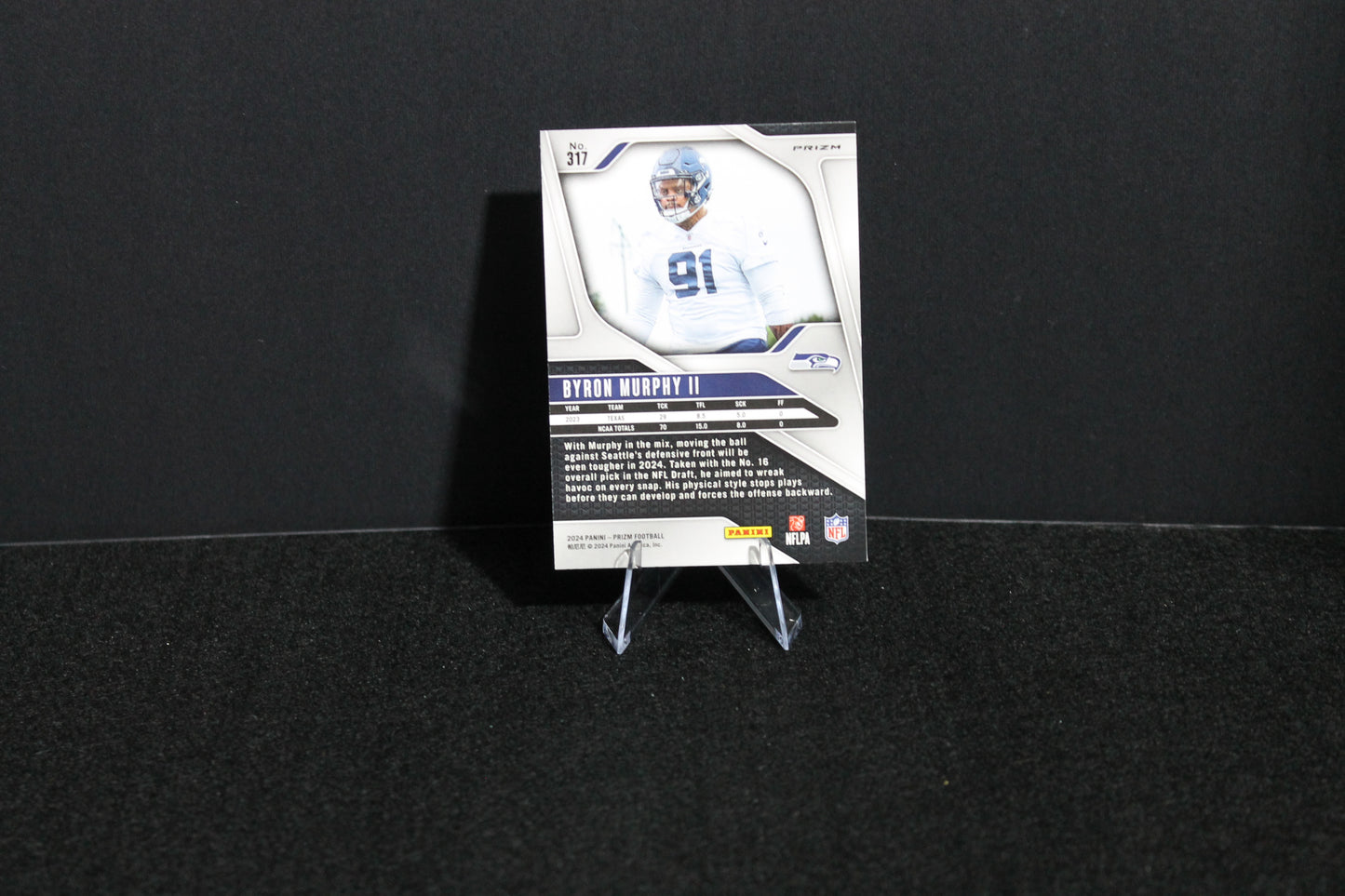 Byron Murphy II - 2024 Panini Prizm - Pink Wave - Rookie