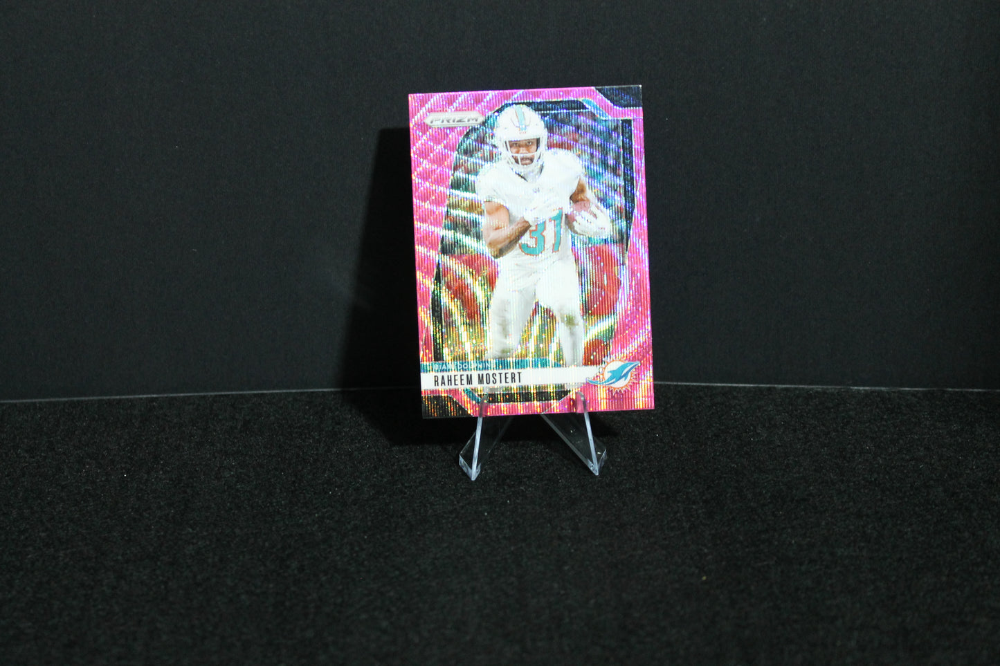 Raheem Mostert - 2024 Panini Prizm - Pink Wave