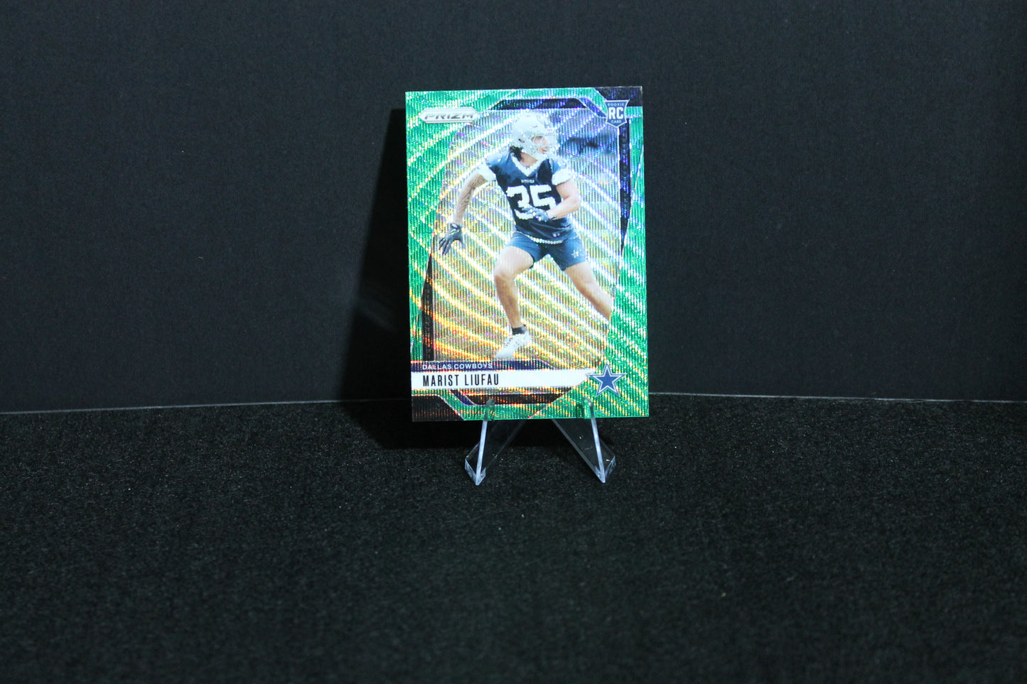 Marist Liufau - 2024 Panini Prizm - Green Wave - Rookie