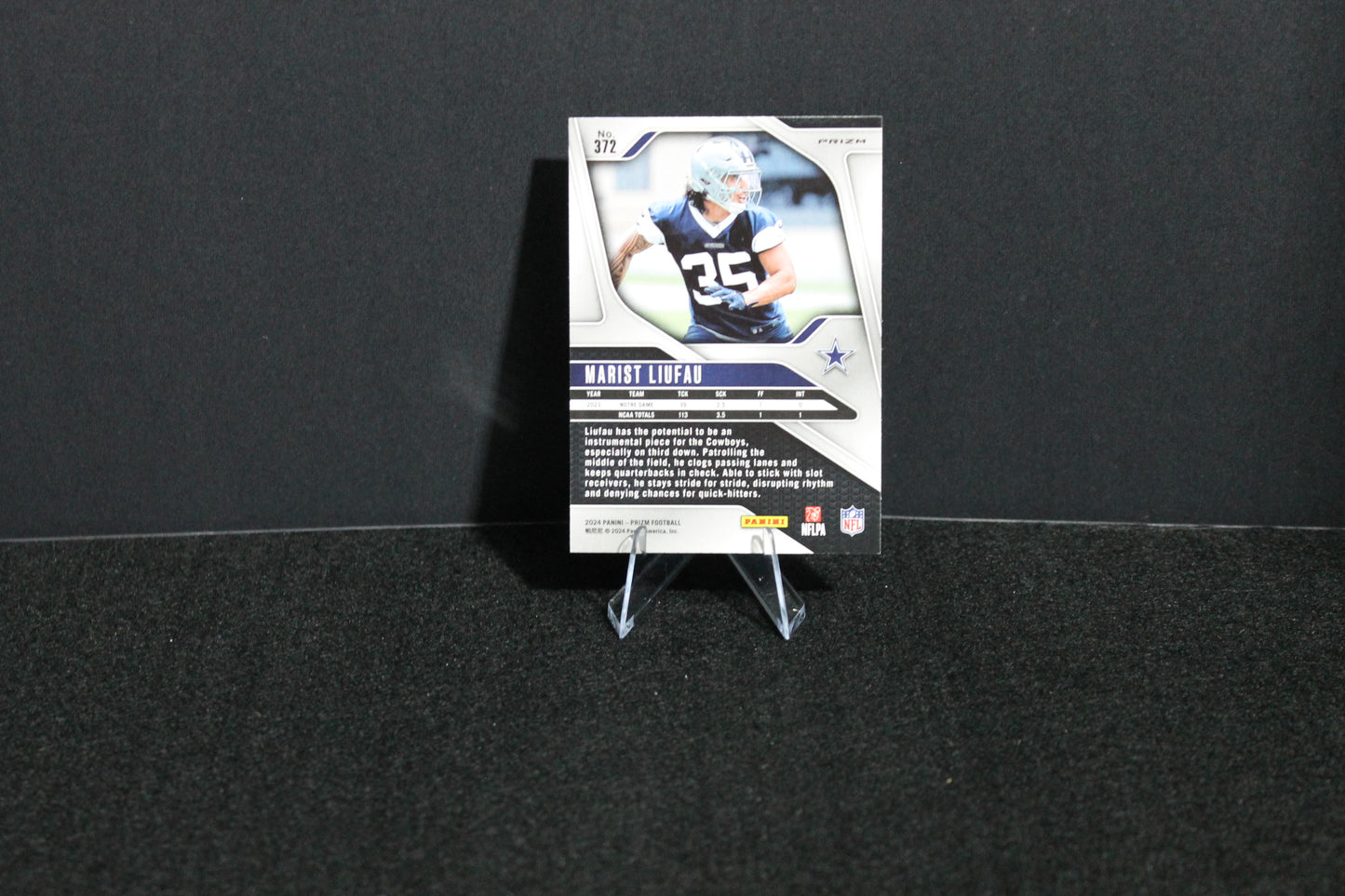 Marist Liufau - 2024 Panini Prizm - Green Wave - Rookie