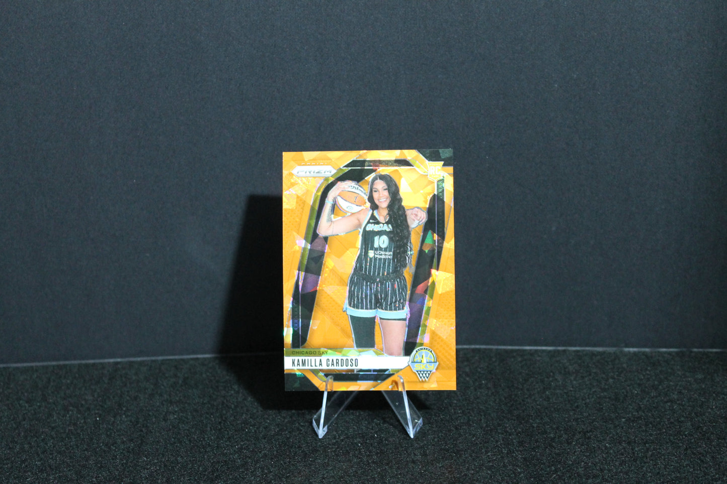 Kamilla Cardoso - 2024 Panini Prizm WNBA - Orange Ice - Rookie Variation