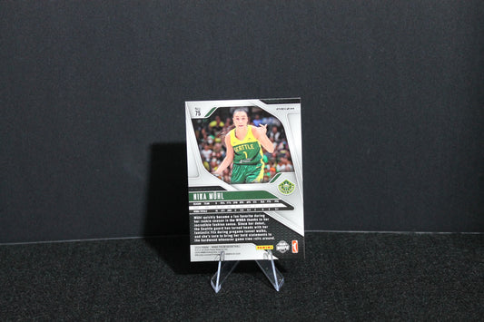 Nika Mühl - 2024 Panini Prizm WNBA - Orange Ice - Rookie