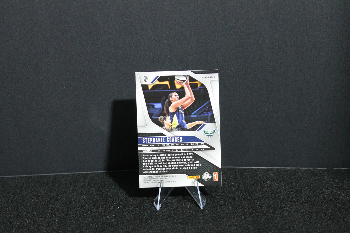 Stephanie Soares - 2024 Panini Prizm WNBA - Orange Ice
