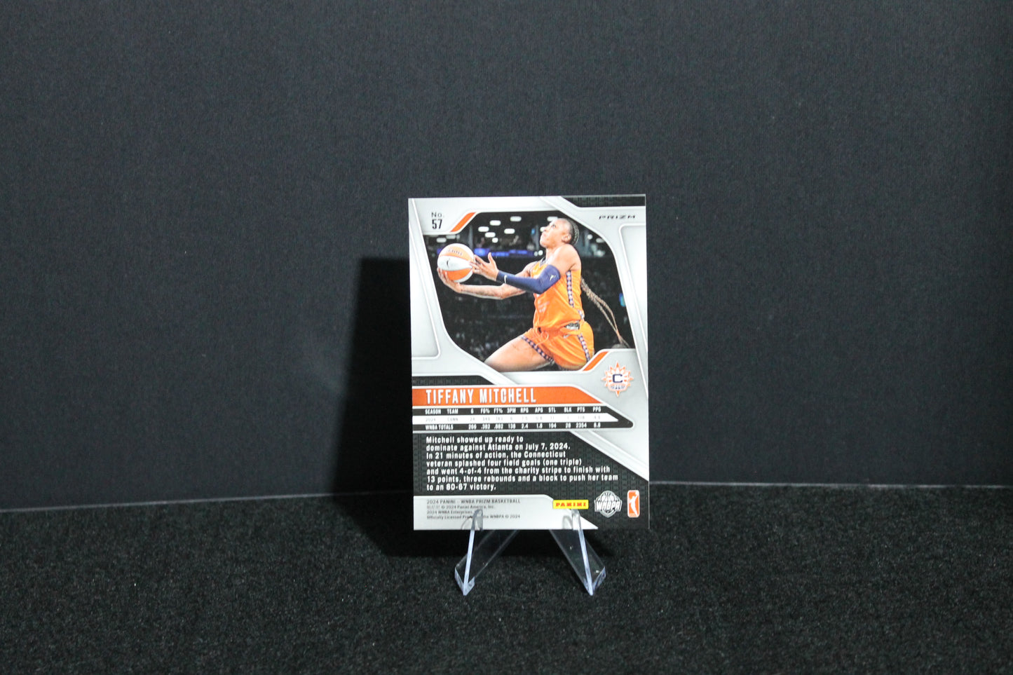 Tiffany Mitchell - 2024 Panini Prizm WNBA - Orange Ice