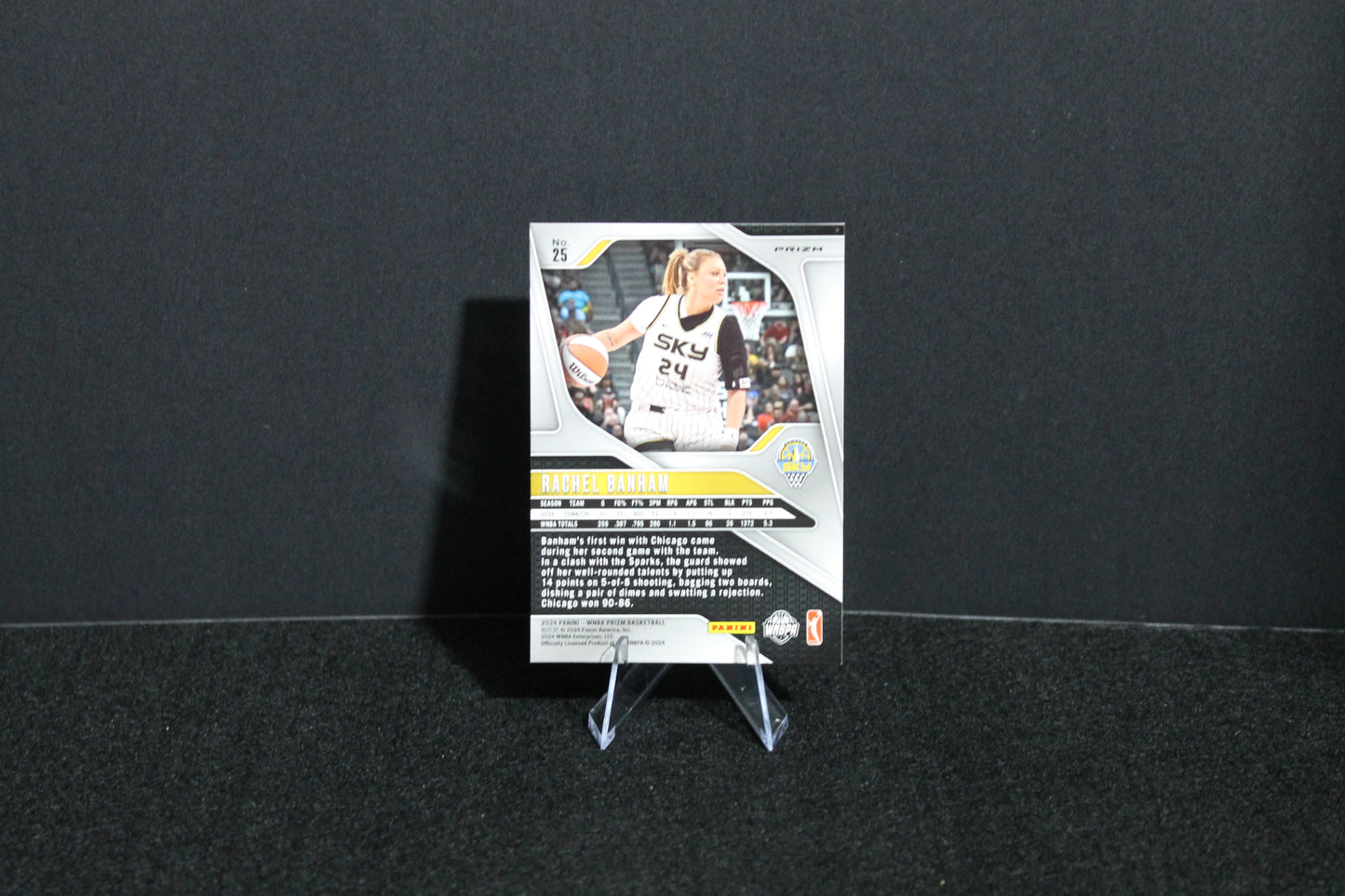 Rachel Banham - 2024 Panini Prizm WNBA - Orange Ice