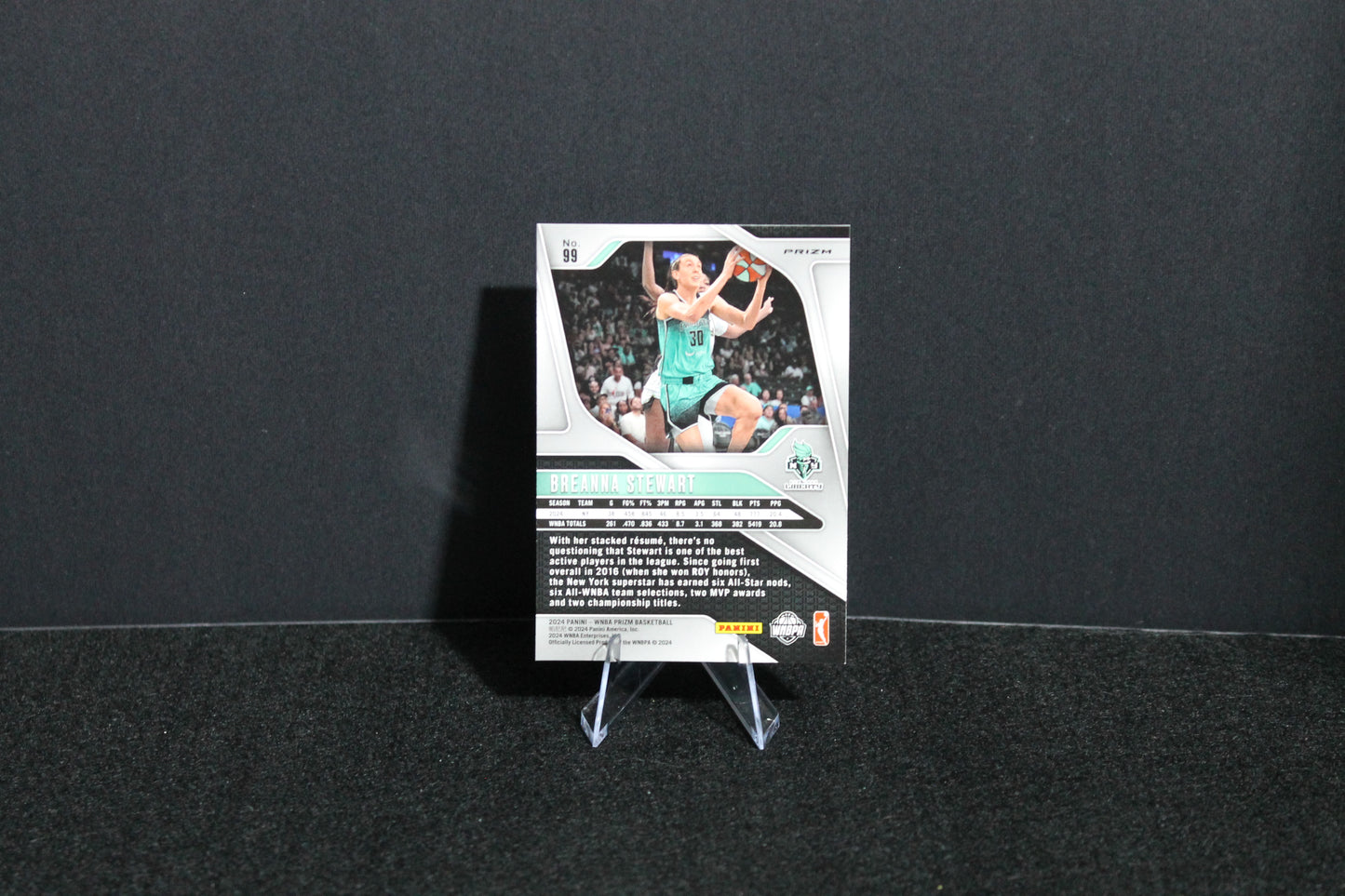 Breanna Stewart - 2024 Panini Prizm WNBA - Orange Ice