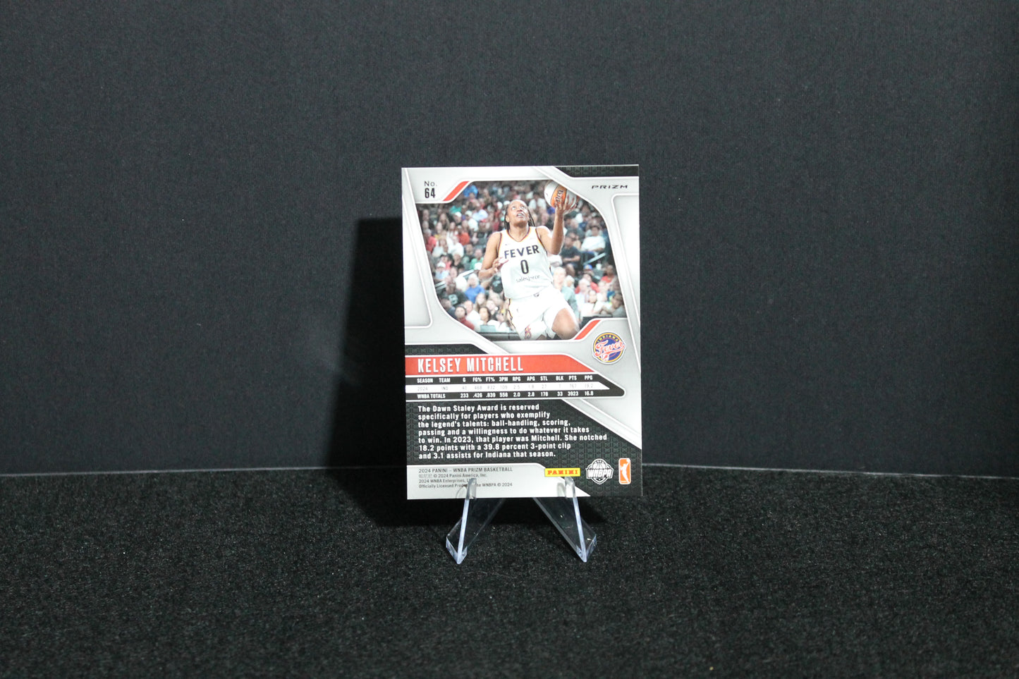 Kelsey Mitchell - 2024 Panini Prizm WNBA - Orange Ice