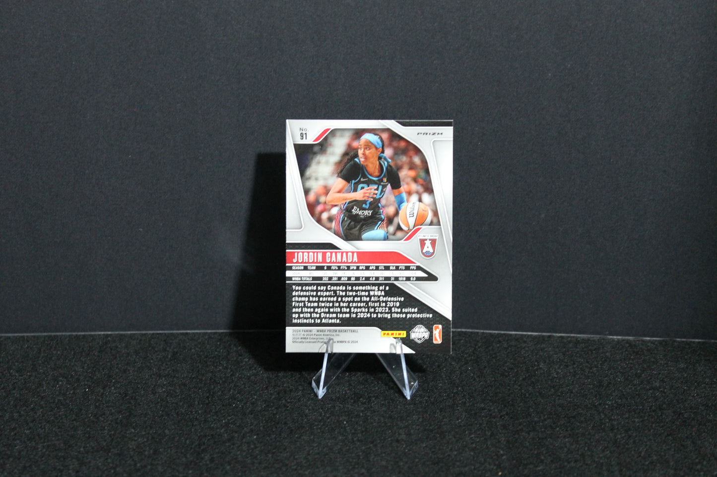 Jordin Canada - 2024 Panini Prizm WNBA - Orange Ice