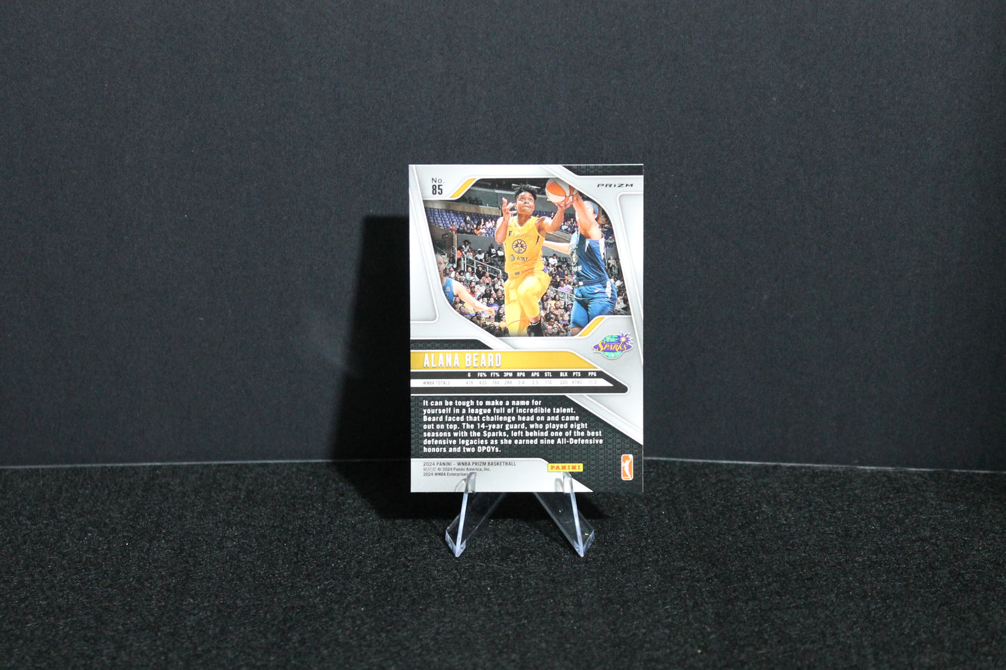 Alana Beard - 2024 Panini Prizm WNBA - Orange Ice