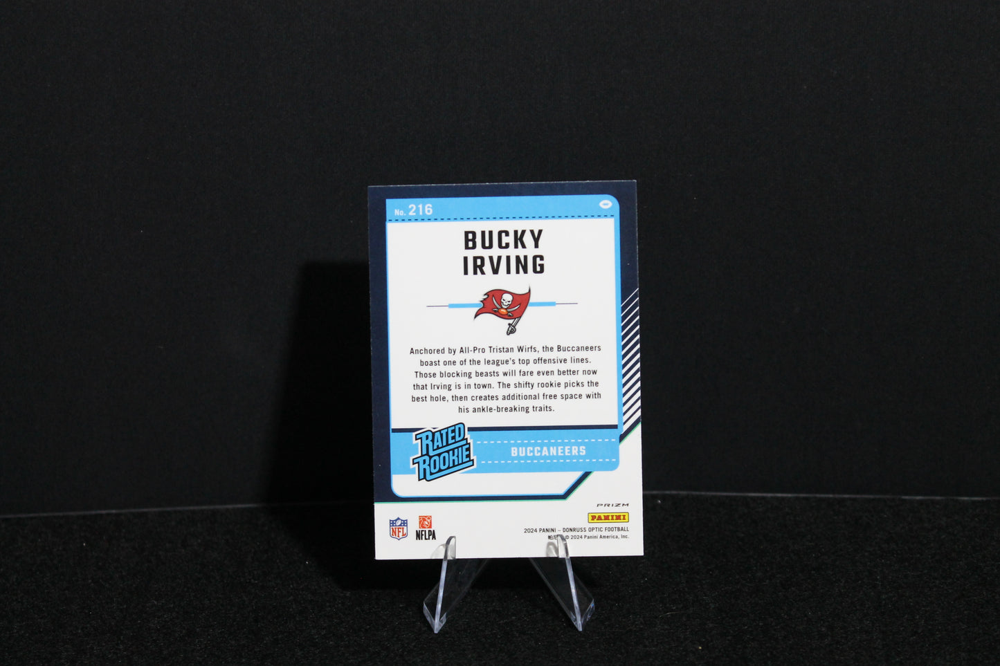Bucky Irving - 2024 Donruss Optic - Purple Scope - Rated Rookie