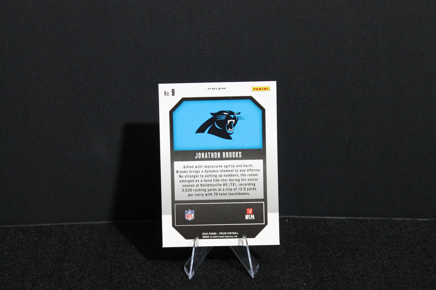 Jonathon Brooks - 2024 Panini Prizm - Green Wave Emergent - Rookie