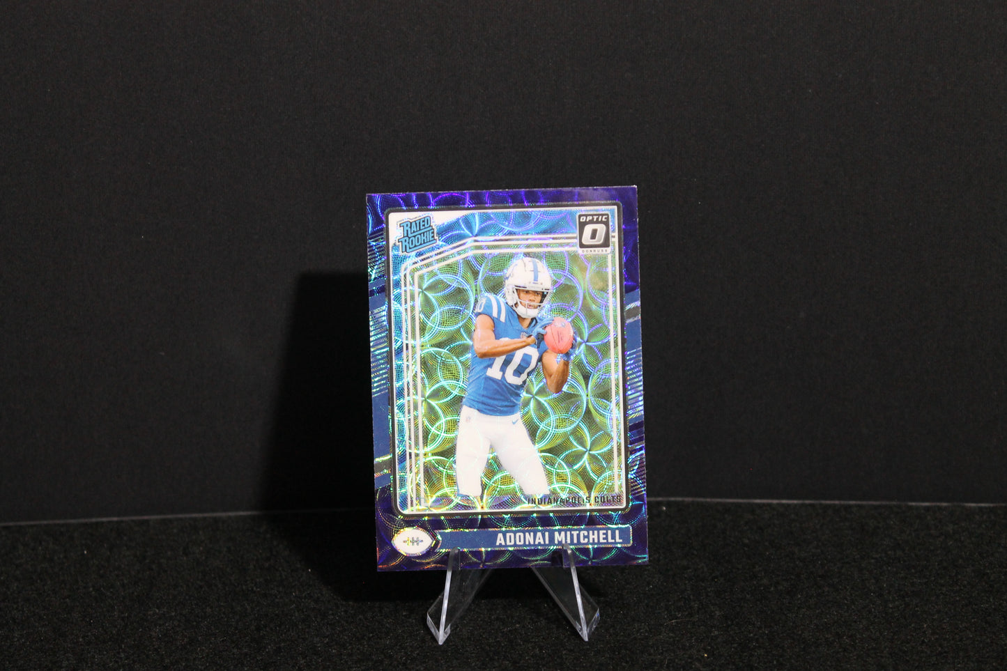 Adonai Mitchell - 2024 Donruss Optic - Purple Scope - Rated Rookie