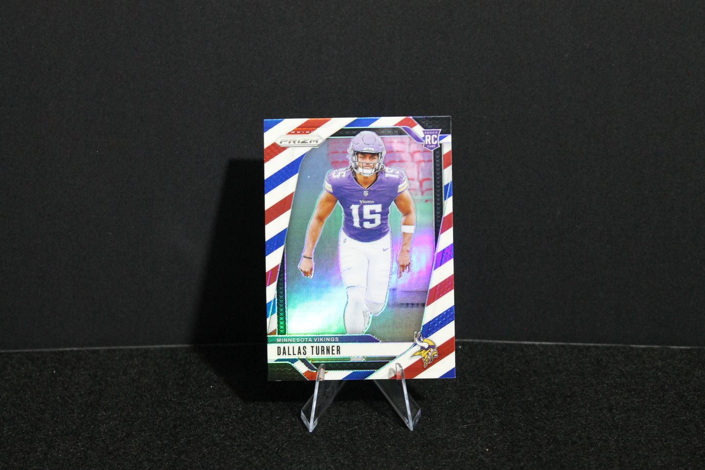 Dallas Turner - 2024 Panini Prizm - Red White & Blue - Rookie