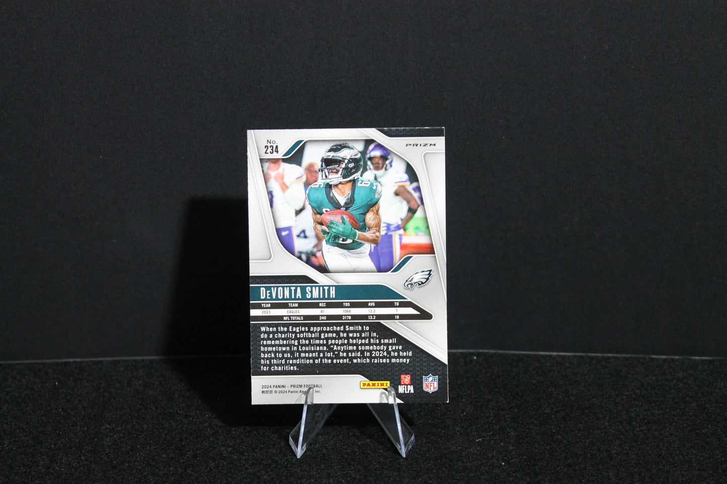 DeVonta Smith - 2024 Panini Prizm - Green Wave