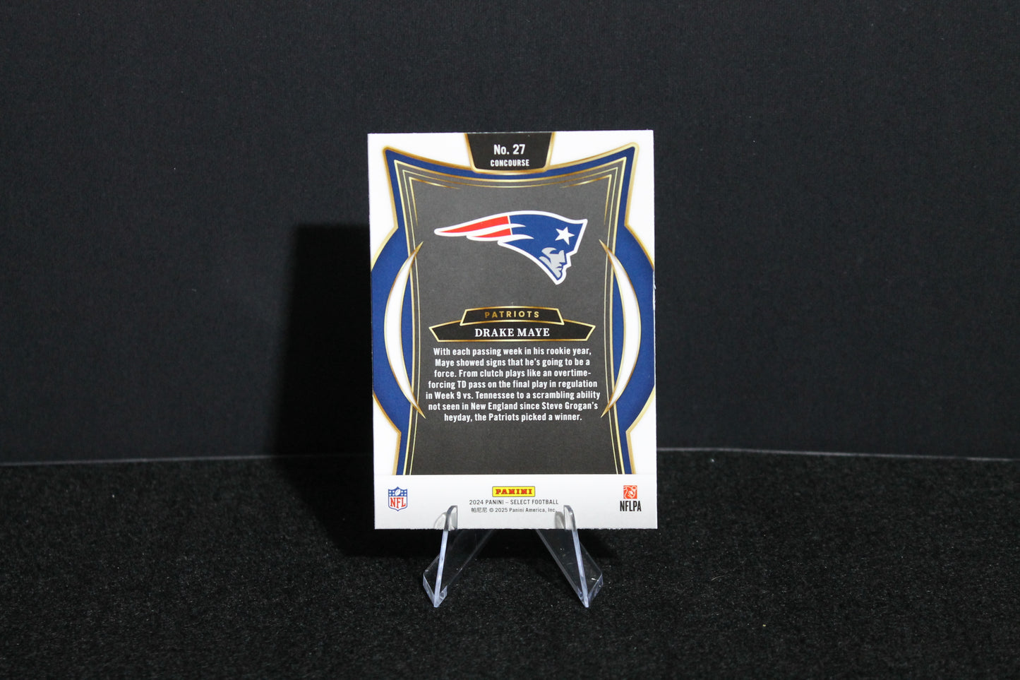 Drake Maye - 2024 Select Football - Concourse - Rookie