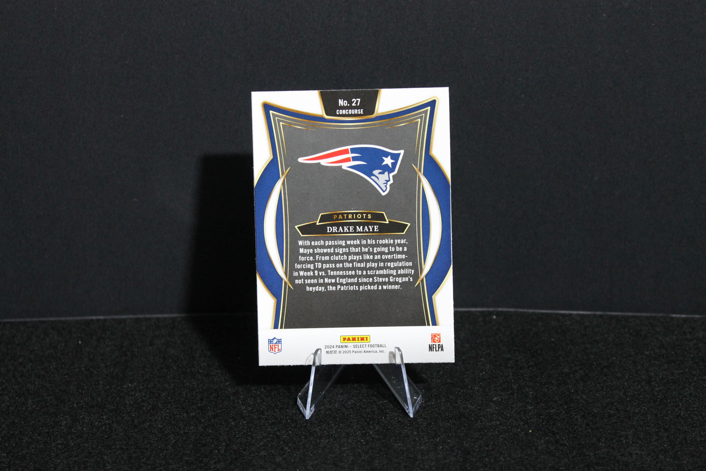 Drake Maye - 2024 Select Football - Concourse - Rookie