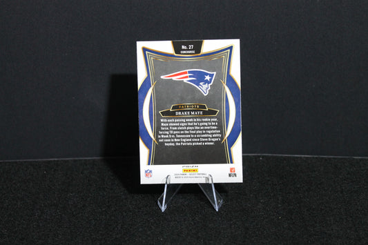 Drake Maye - 2024 Select Football - Red & Blue Shock - Concourse - Rookie