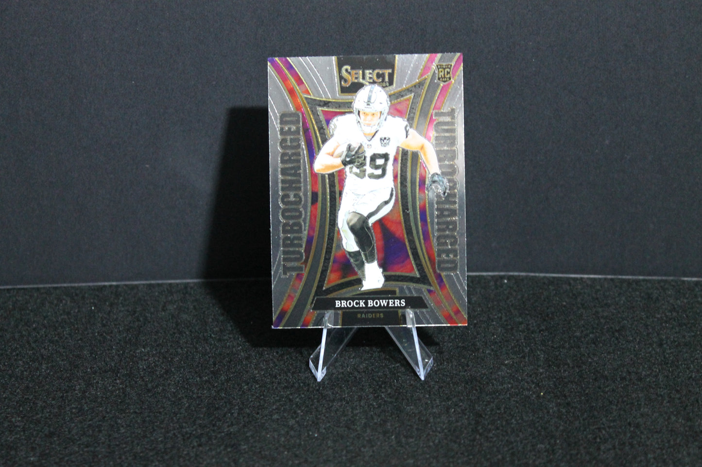Brock Bowers - 2024 Select Football - Turbocharged - Rookie