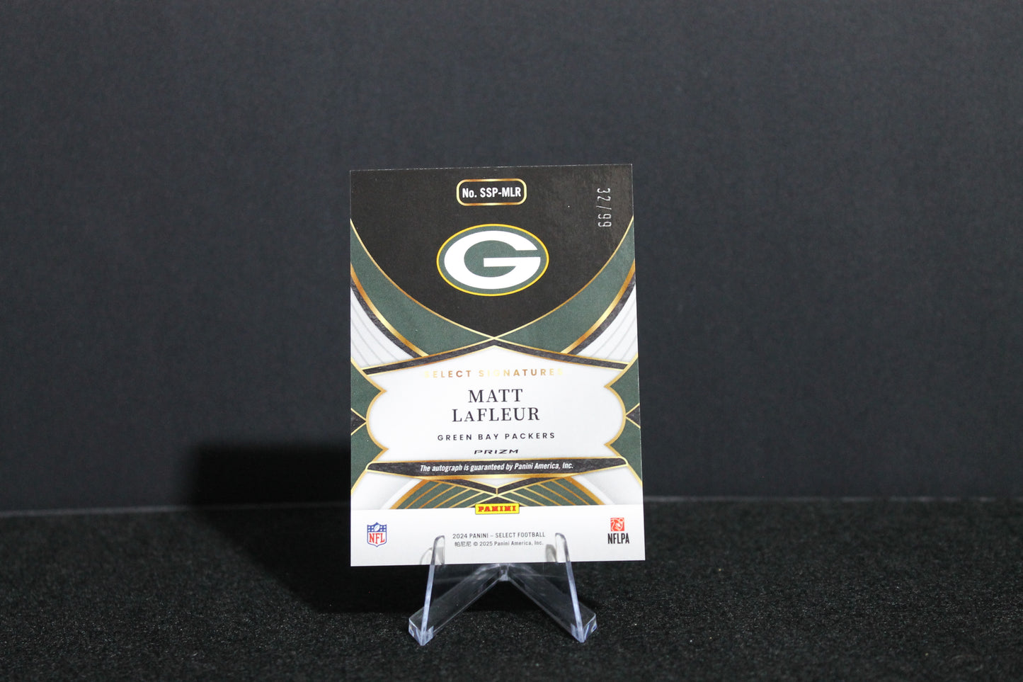 Matt LaFleur - 2024 Select Football - Select Signatures /99
