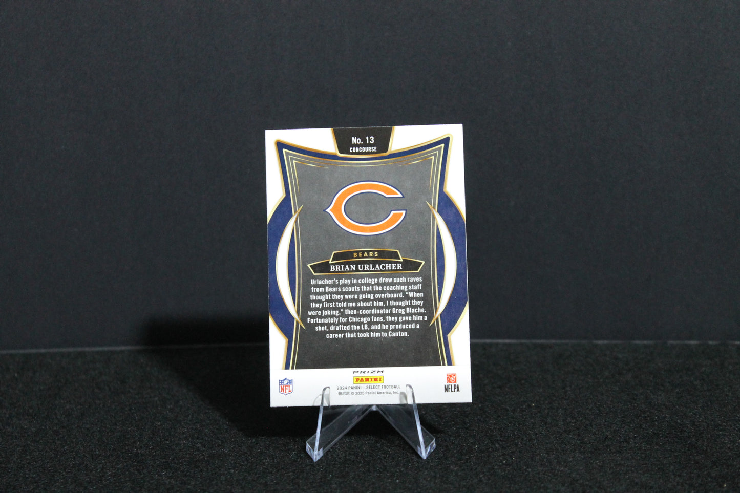 Brian Urlacher - 2024 Select Football - Red & Blue Shock - Concourse