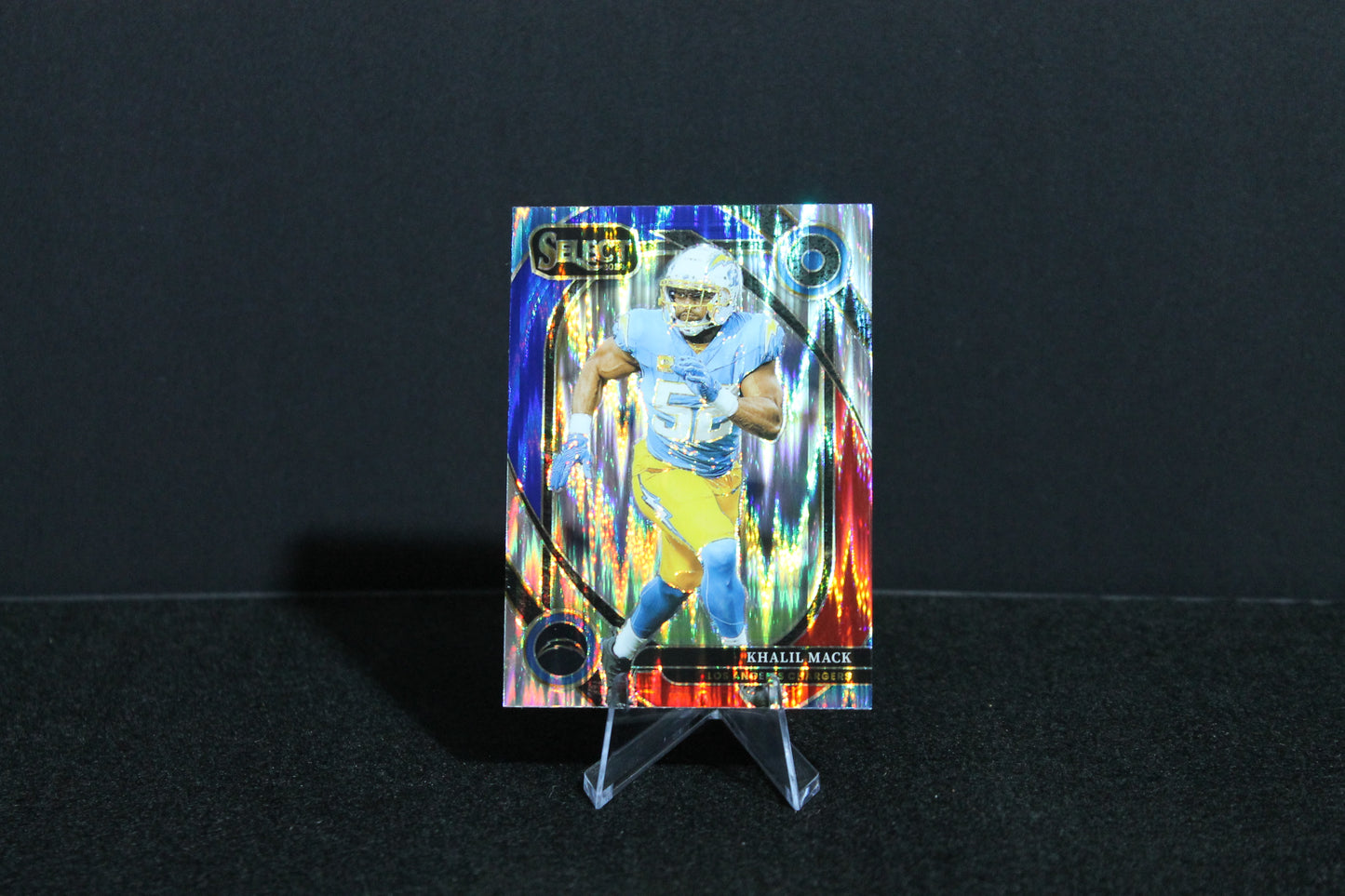 Khalil Mack - 2024 Select Football - Red & Blue Shock - Club Level
