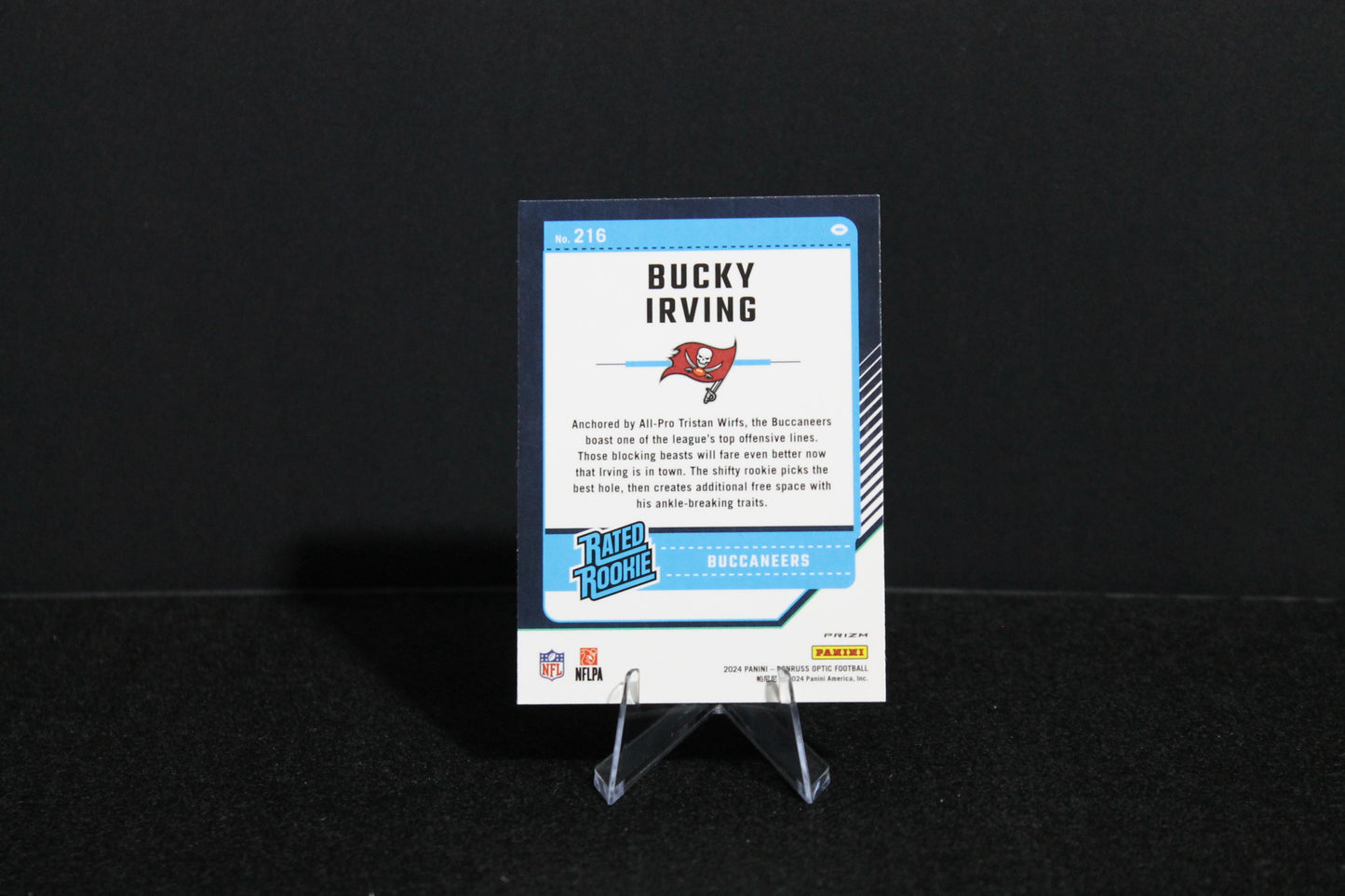 Bucky Irving - 2024 Donruss Optic - Pink - Rated Rookie