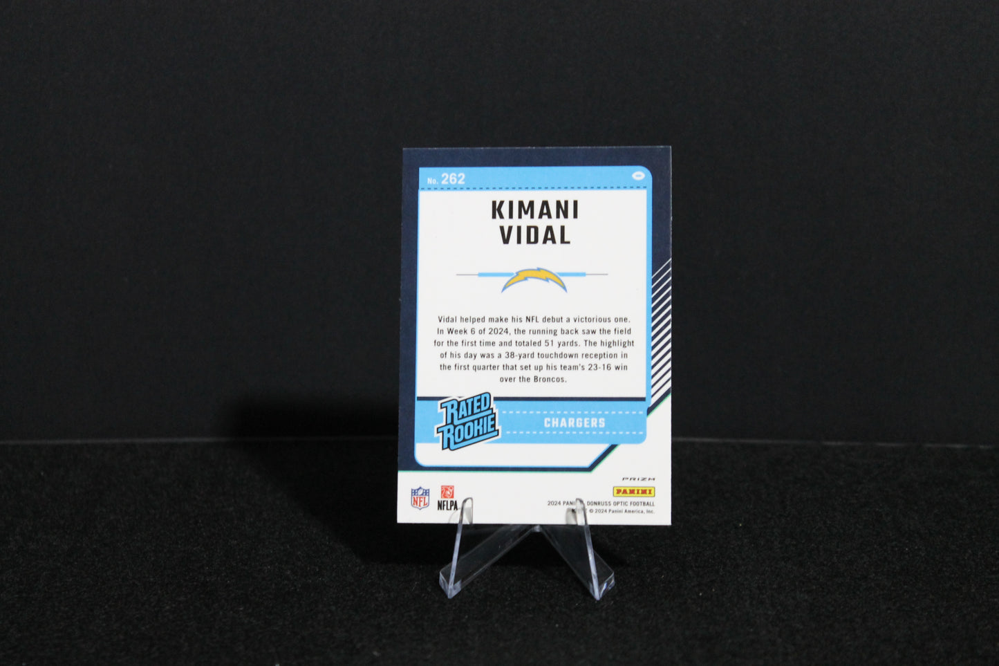 Kimani Vidal - 2024 Donruss Optic - Purple Scope - Rated Rookie