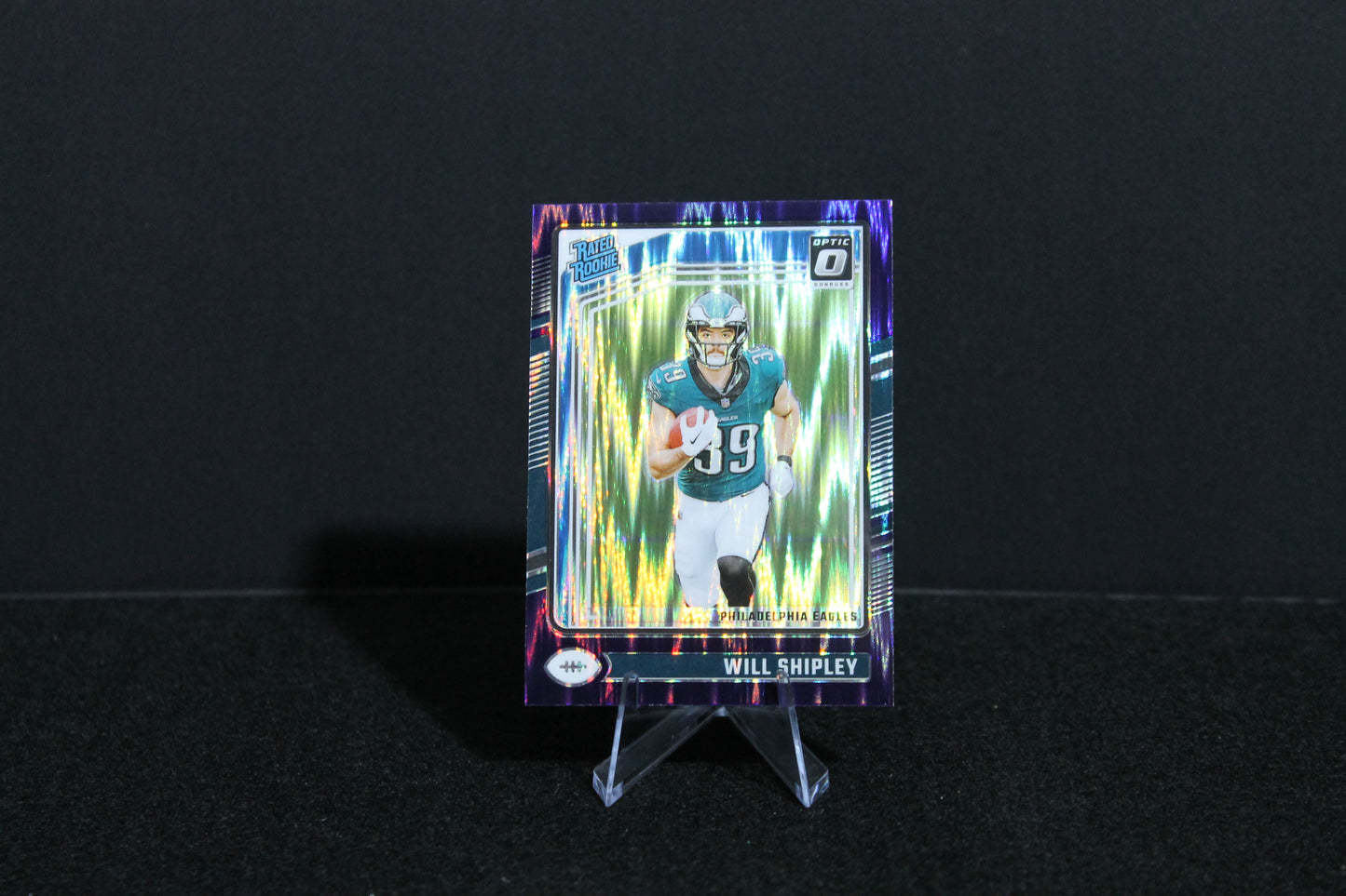 Will Shipley - 2024 Donruss Optic - Purple Shock - Rated Rookie