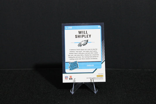 Will Shipley - 2024 Donruss Optic - Purple Shock - Rated Rookie
