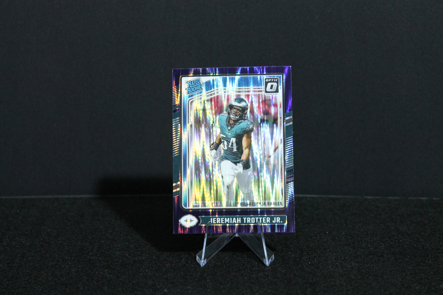 Jeremiah Trotter Jr. - 2024 Donruss Optic - Purple Shock - Rated Rookie