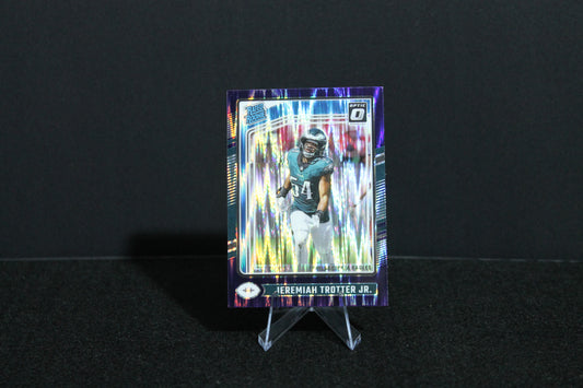 Jeremiah Trotter Jr. - 2024 Donruss Optic - Purple Shock - Rated Rookie