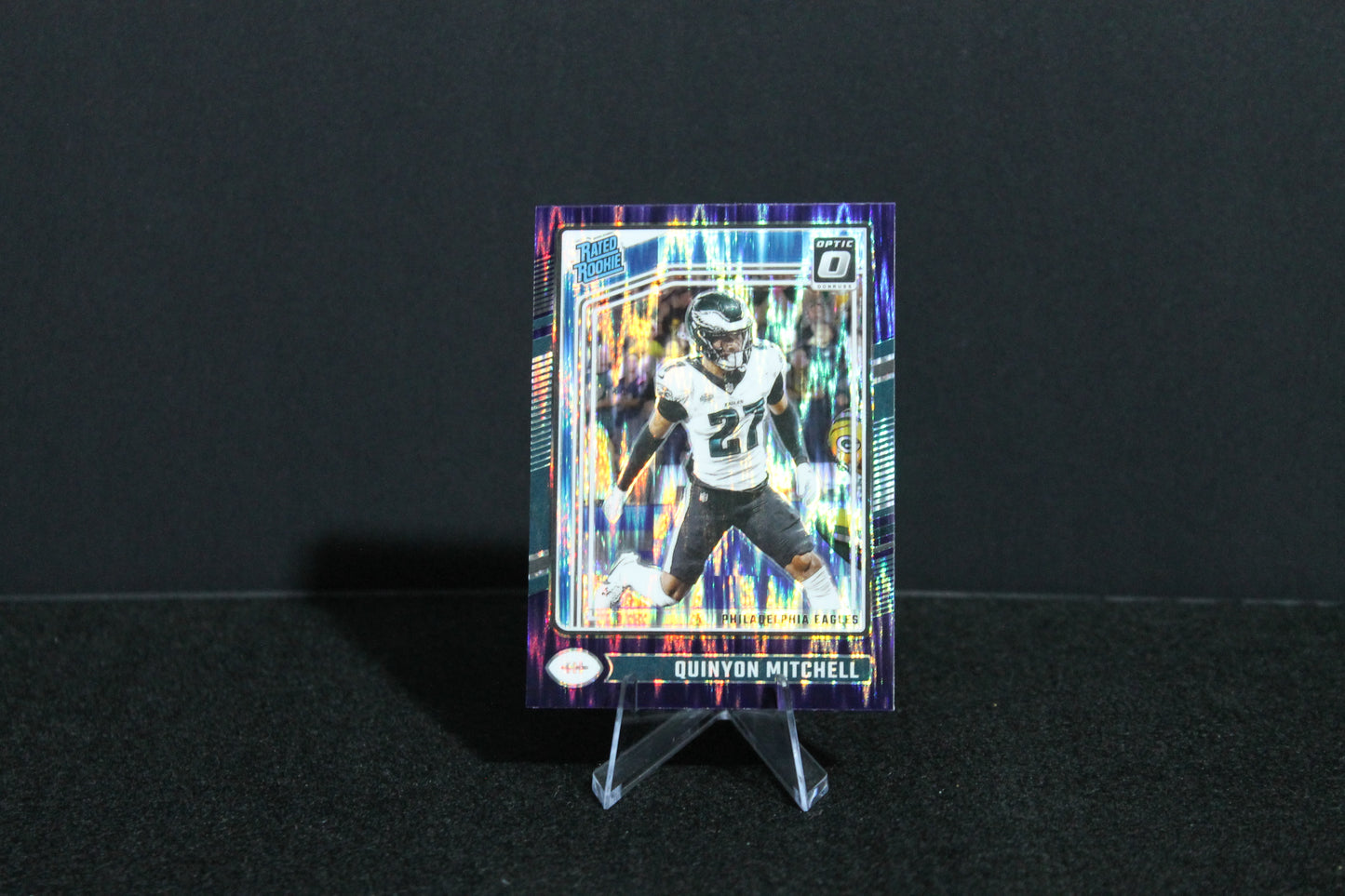 Quinyon Mitchell - 2024 Donruss Optic - Purple Shock - Rated Rookie