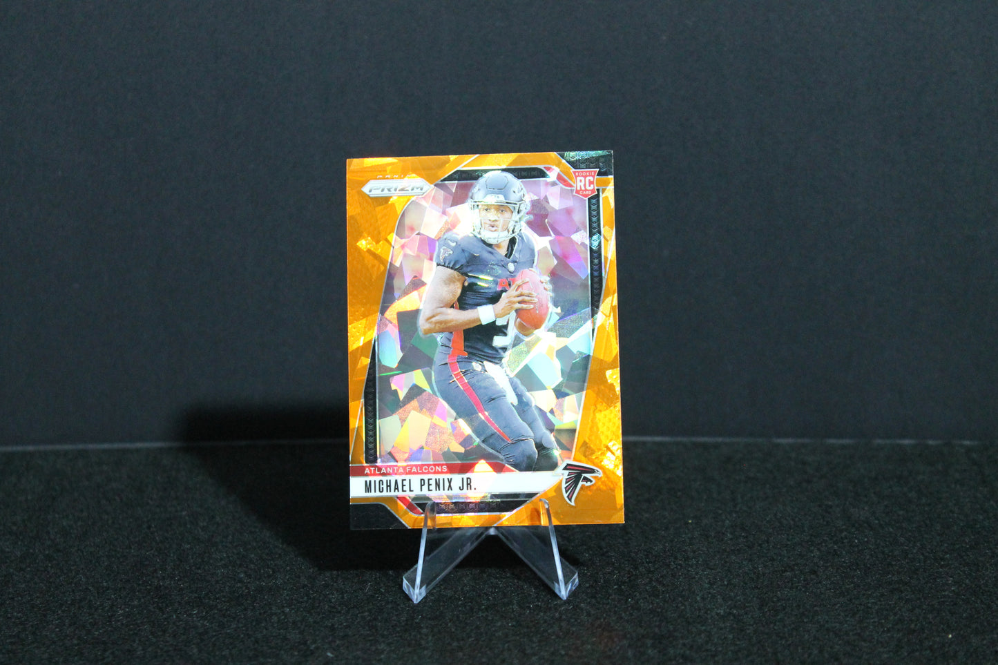 Michael Penix Jr. - 2024 Panini Prizm - Orange Ice - Rookie