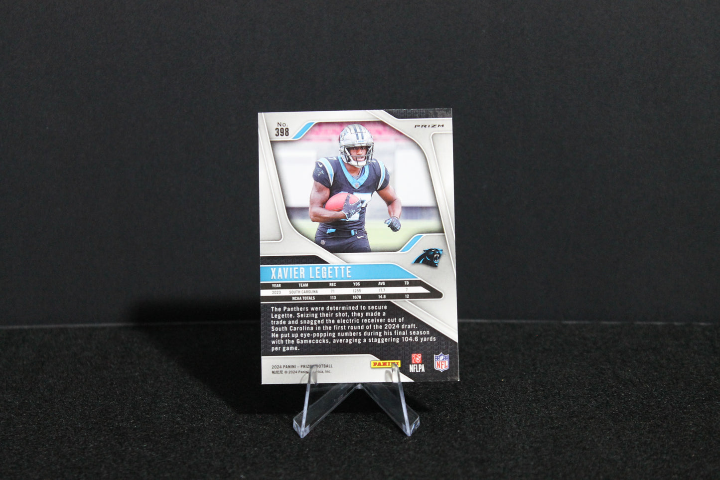 Xavier Legette - 2024 Panini Prizm - Neon Green Pulsar - Rookie