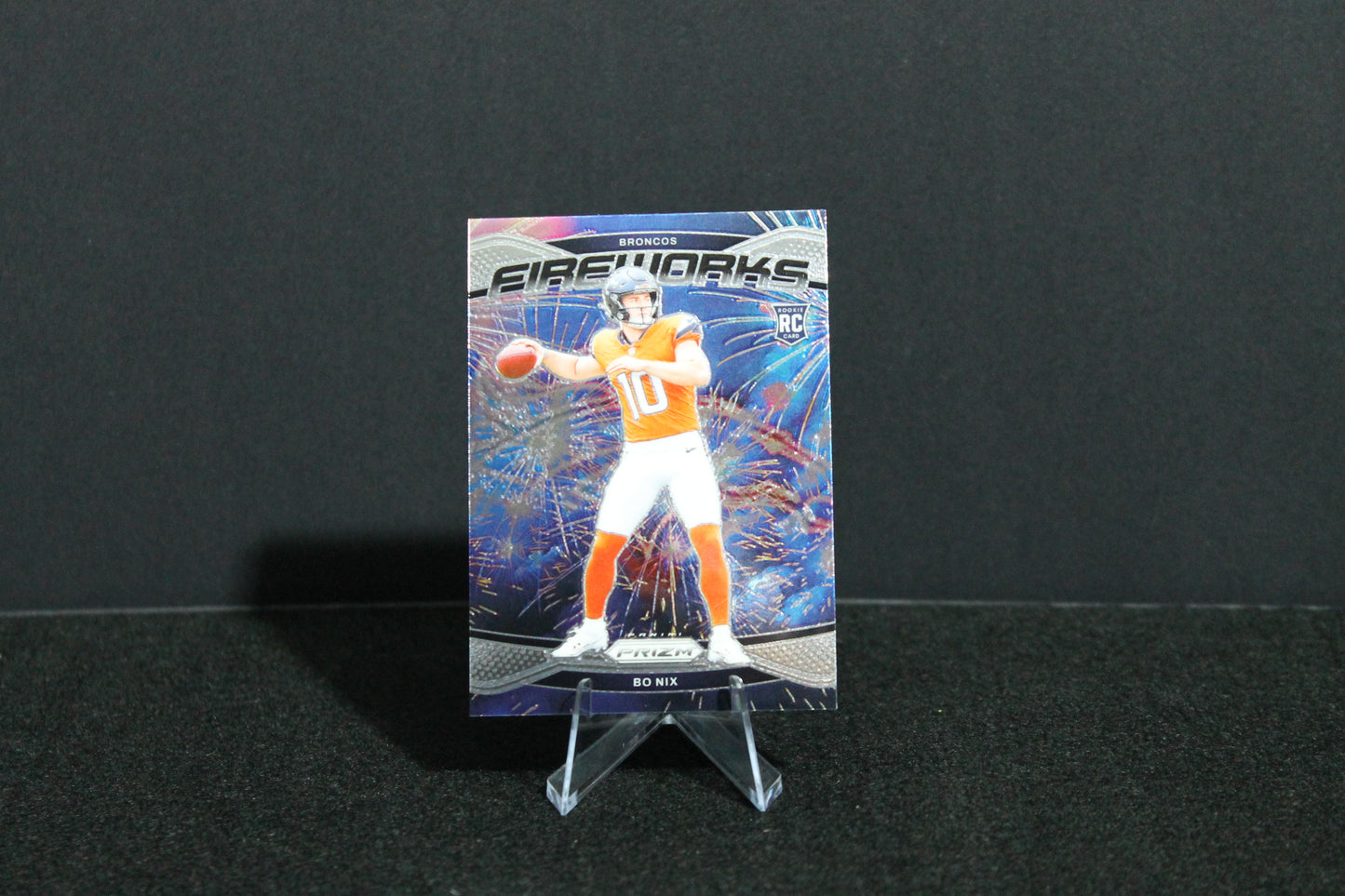 Bo Nix - 2024 Panini Prizm - Fireworks - Rookie