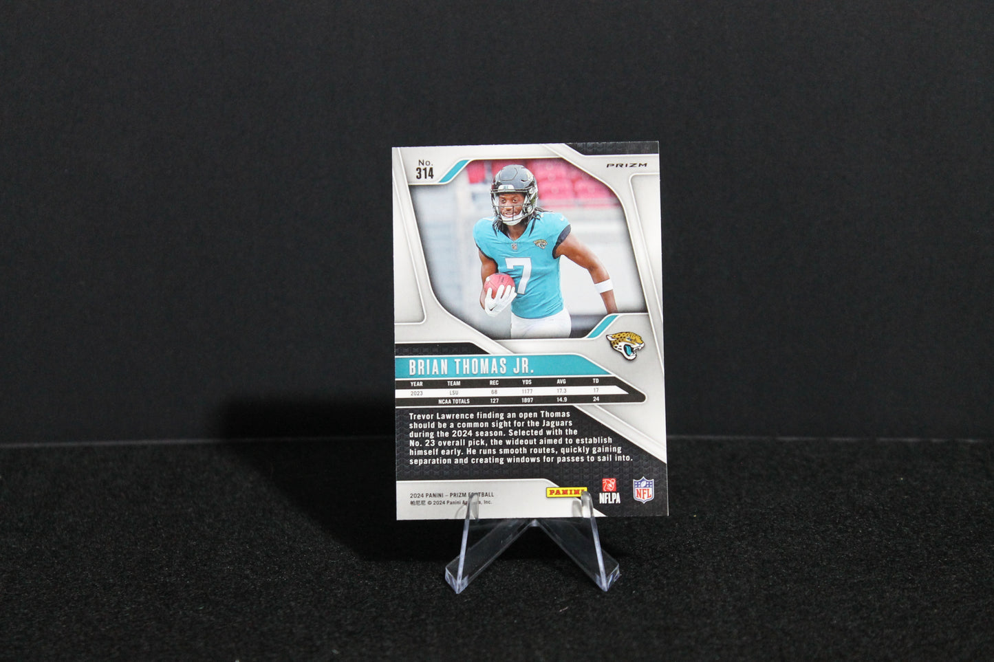 Brian Thomas Jr. - 2024 Panini Prizm - Green Prizm - Rookie